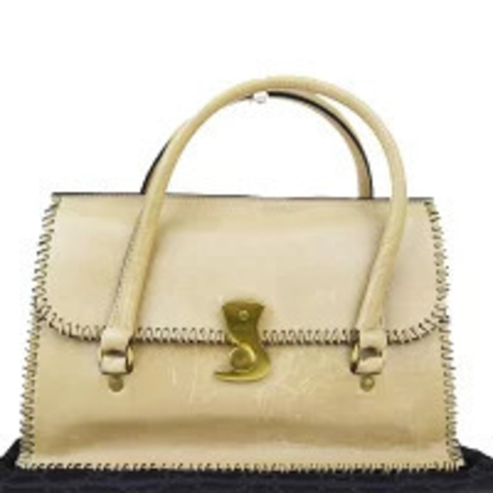 Gucci Leather Handbag Beige